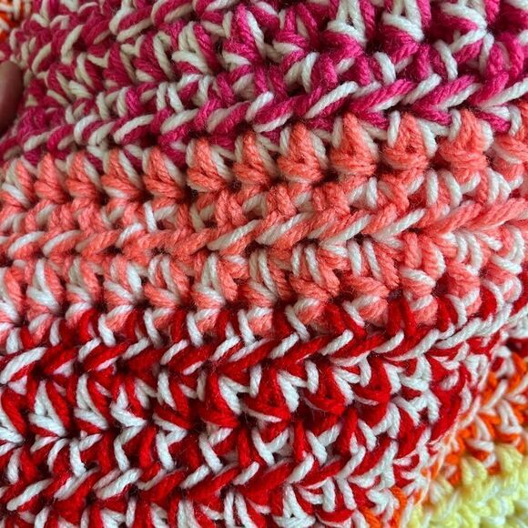 Handmade Crochet Throw Blanket - Picture 7 of 12
